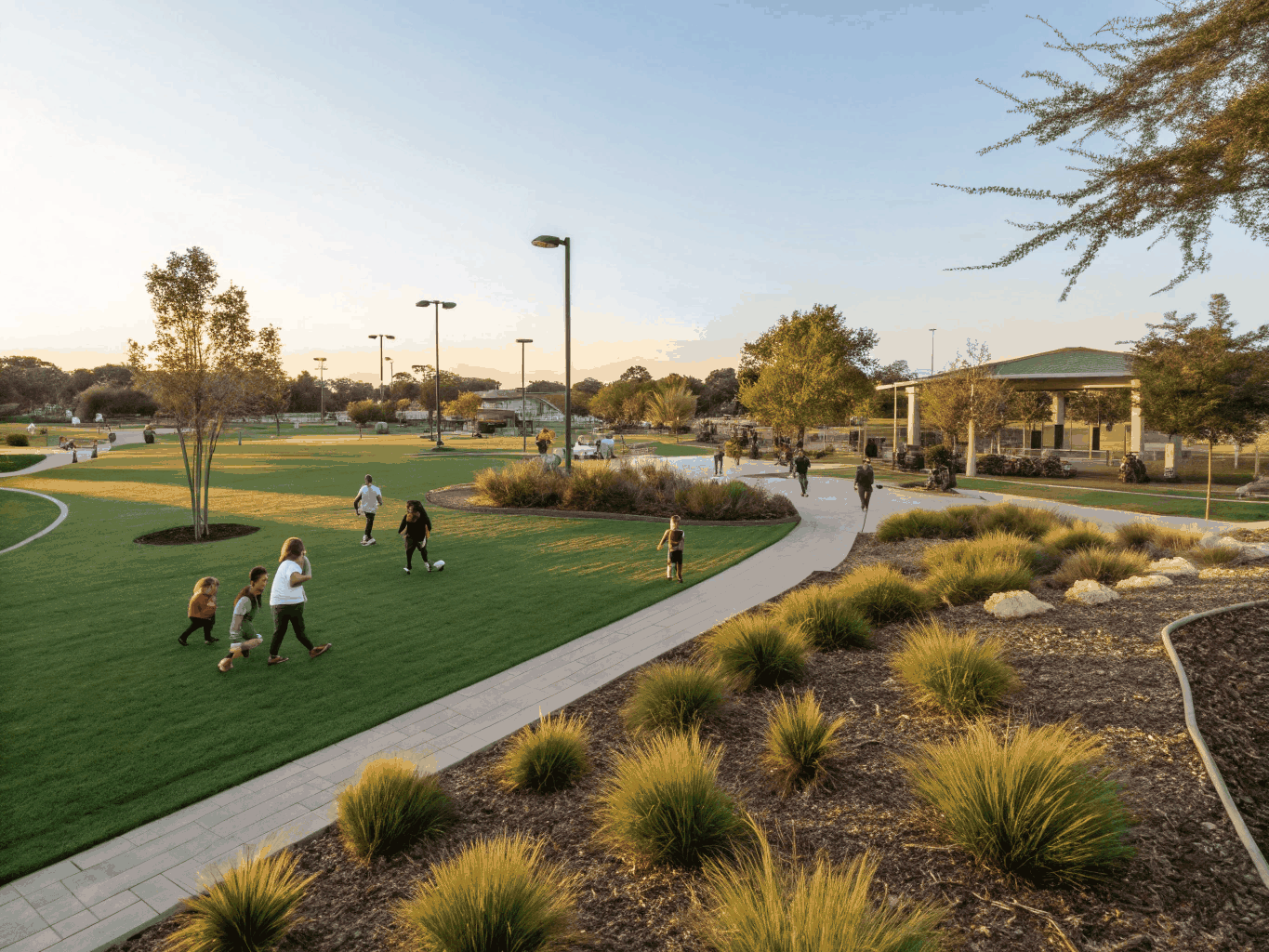 HOA Community Park and Dog Run artificial grass in Allen, TX